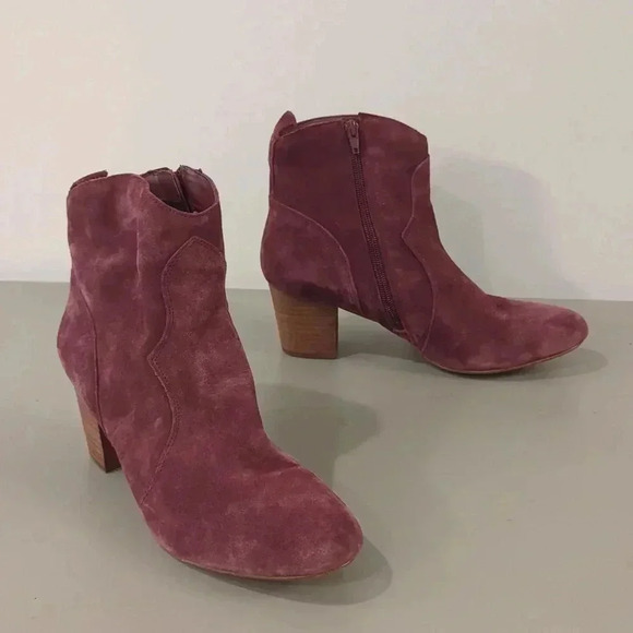 Steve Madden Boots‎ Size 10 Maroon Burgundy - Picture 1 of 9